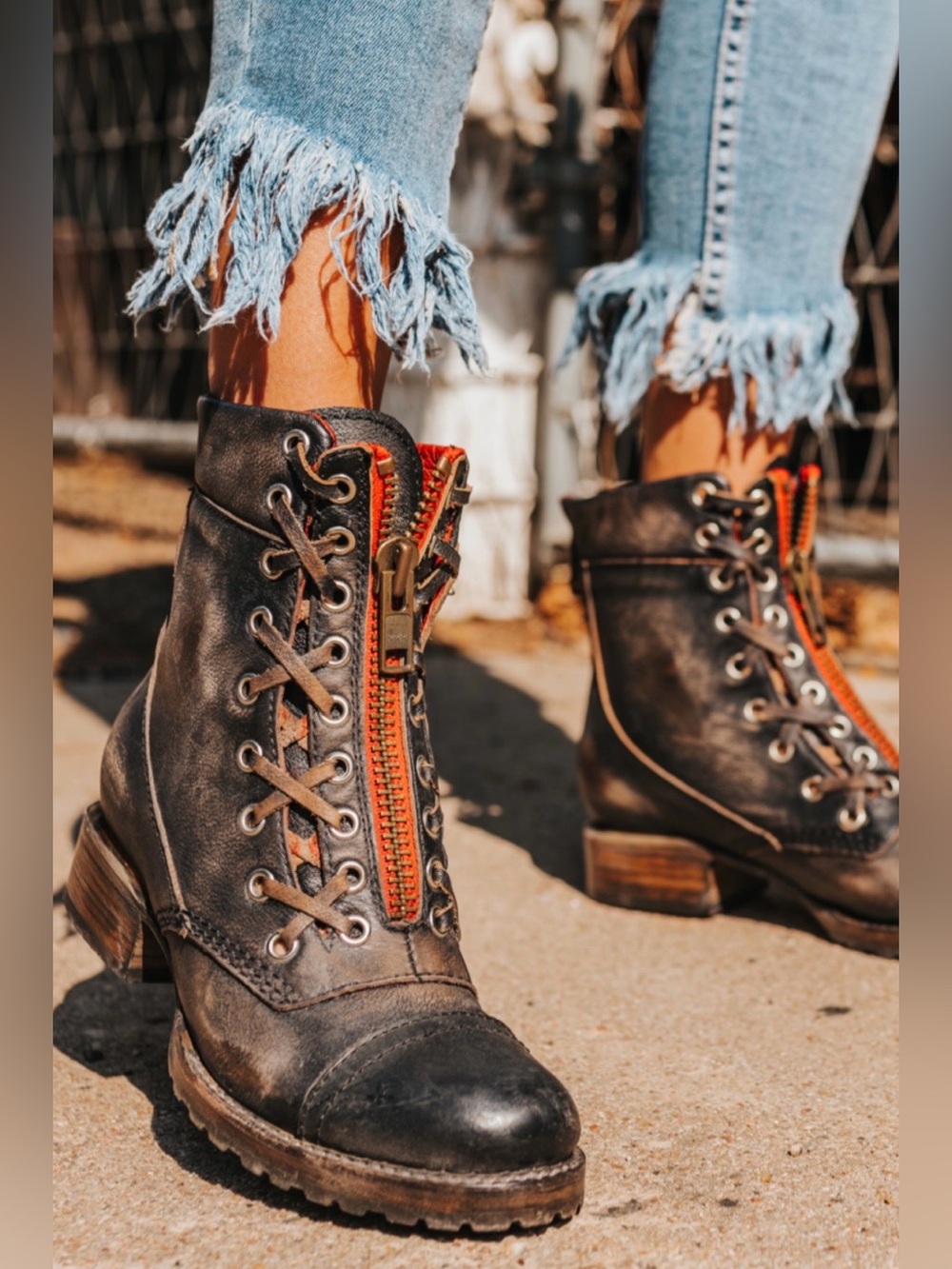 Freebird Liverpool Combat Boots
